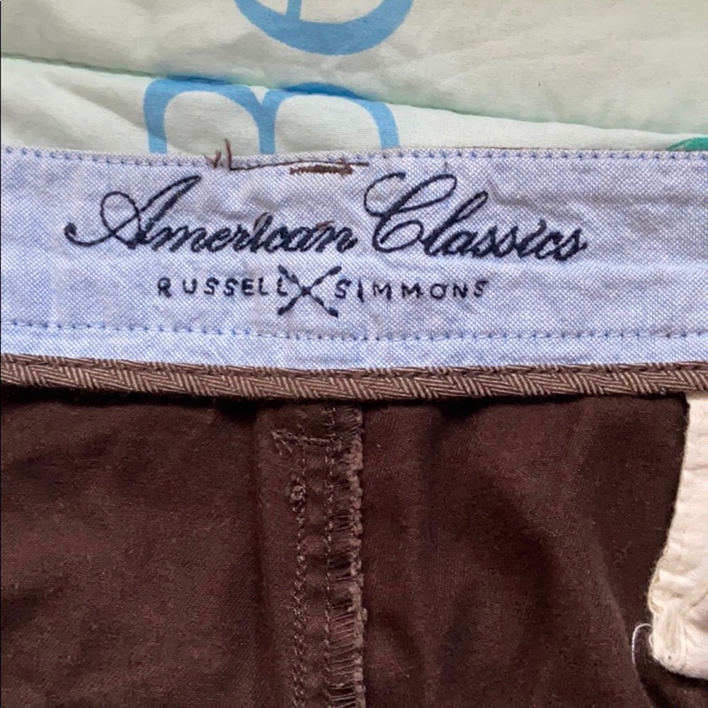 Men brown slacks - Picture 2 of 5